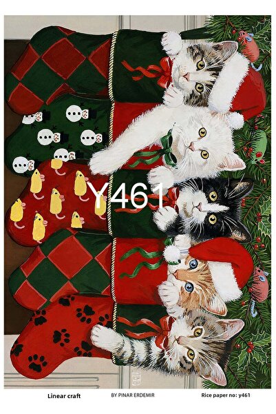 LİNEART Lineart Brass Decopage Paper 29X42 No:Y461