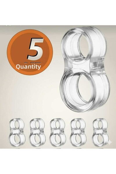 Muhtalif Markalar مانع انزلاق مقبض الباب من السيليكون 5 قطع