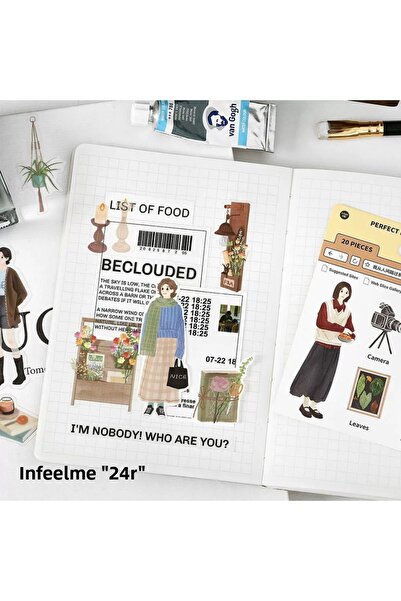 İthal W3-20 bucăți autocolant pentru agenda pentru fete și articole - Număr: 6