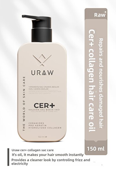 Uraw Nourishing and Anti-Electrification Care Oil |   Cer+ Hair Care Oil