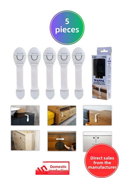 WAPPA 5 Drawer Cabinet and White Goods Security Safety Lock