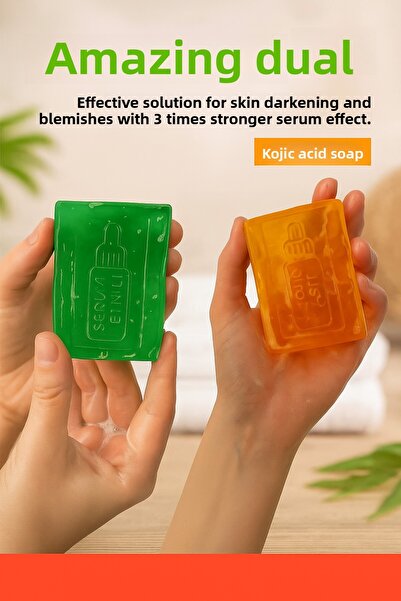 Home صابون كوجيك وصابون كوجيك للبشرة المعرضة لحب الشباب 110-120 جرام مجموعة العناية بالبشرة الطبيعية المضادة للعيوب والتبييض