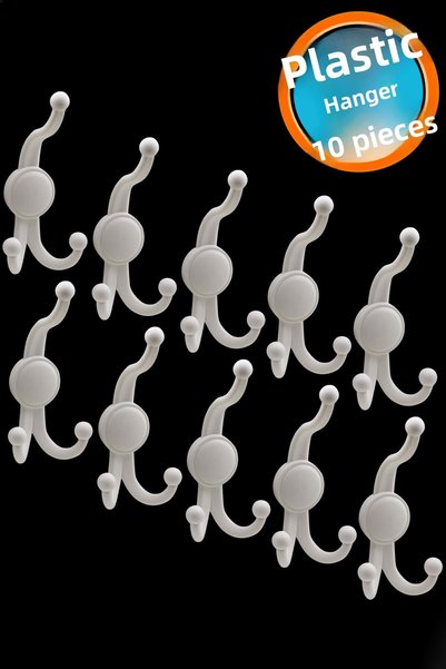NZB Hanger Coat Rack Cloakroom Bathroom Wardrobe Clothes Hanger Hard Plastic ...