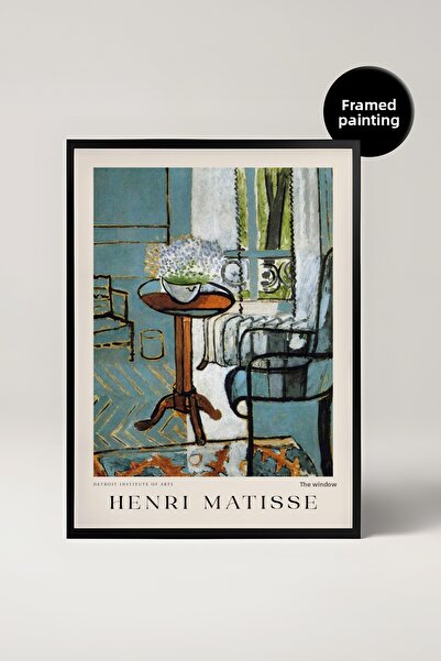 House Gorgeous Henri Matisse Pictura înrămată cu cadru, Ferestrele