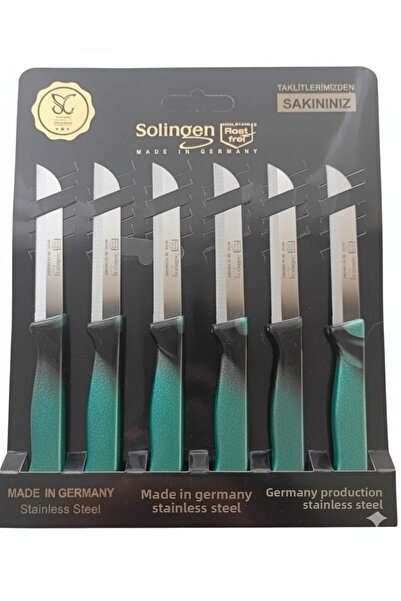 ABAS مجموعة سكاكين المطبخ الألمانية من سولينغ من الفولاذ المقاوم للصدأ طويلة ...