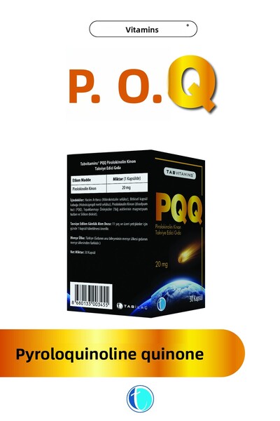 Tabvitamins Pqq Pyrroloquinoline Quinone 20 Mg 30 Capsules