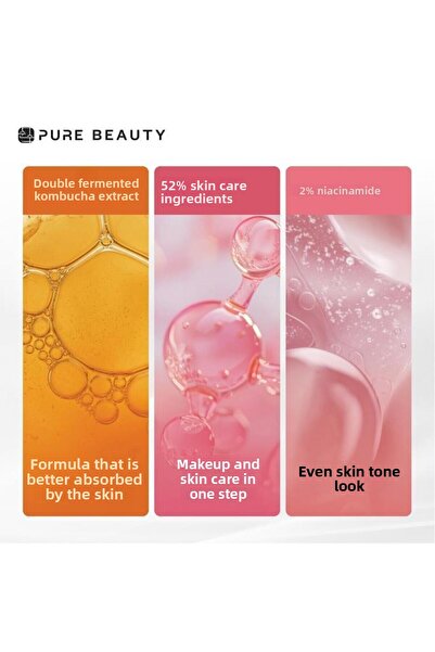 PURE BEAUTY كريم كوشين عاجي اللون، عبوة إعادة تعبئة 12 جرام