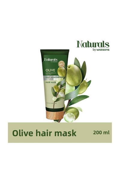 Naturals By Watsons قناع الشعر بالزيتون 200 مل