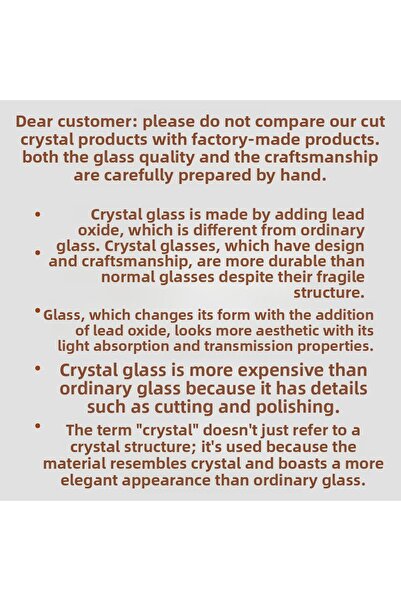 Akden Kristal Crystal Cutting Decor Handworked Colorful Glass Bowl