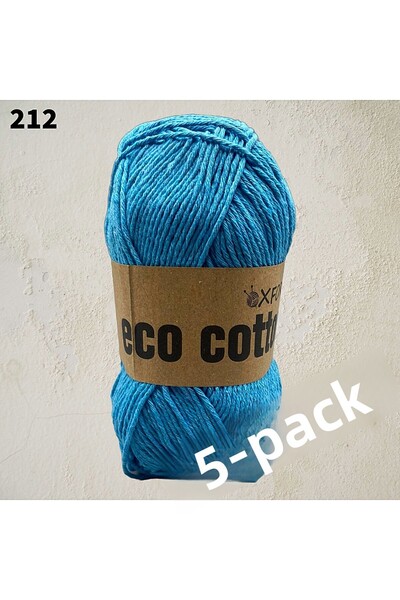 Oxford İplik 5 عبوات من القطن البيئي - 100 جرام 200 متر خيط حياكة من القطن ال...