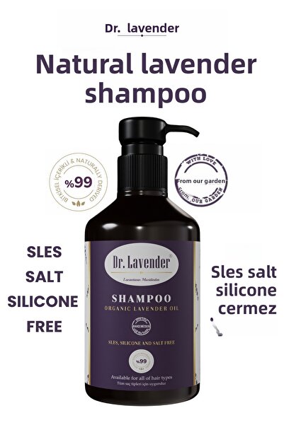 Gallipoli Lavender دكتور. شامبو زيت اللافندر مع مكونات نباتية 500 مل