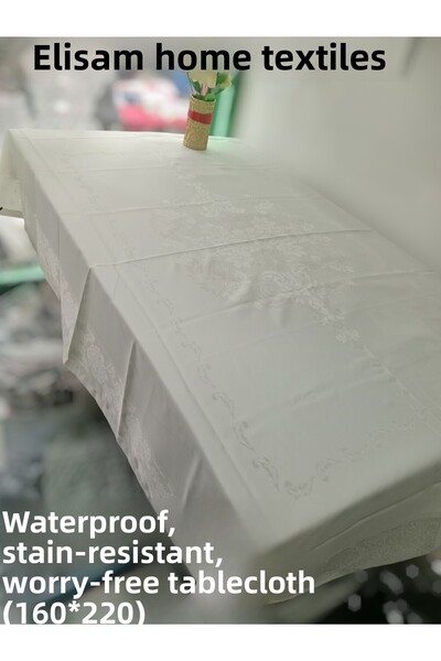 Elisam Liquid-Proof, Stain-Resistant, Worry-Free Tablecloth
