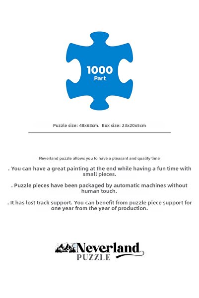 Neverland 1000 Piece Puzzle - Mountain Lake Village