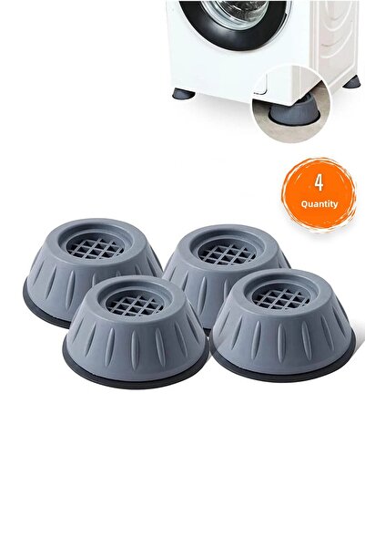 Ganjem White Goods Riser 4-Piece Washing Machine Dishwasher Refrigerator Riser Anti-Vibration Device
