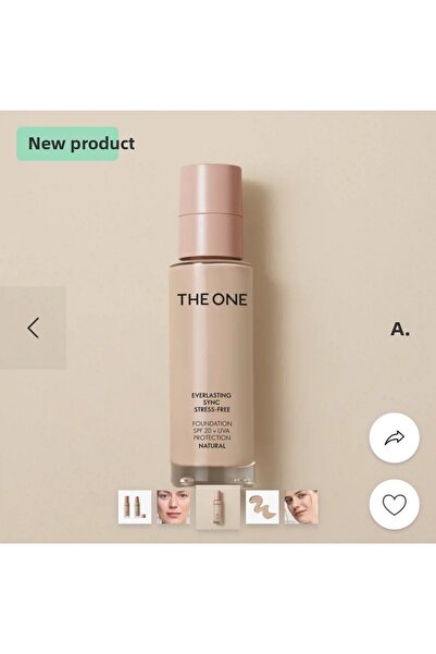 Oriflame كريم أساس ذا ون إيفرلاستنج سينك ستريس-فري بعامل حماية من الشمس 20+ ب...