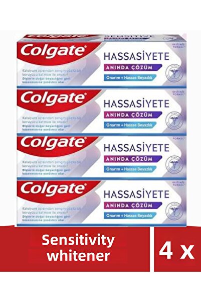 Colgate Hassasiyete Pro Solution Whitening Pro Relief Toothpaste 4X 100 ml