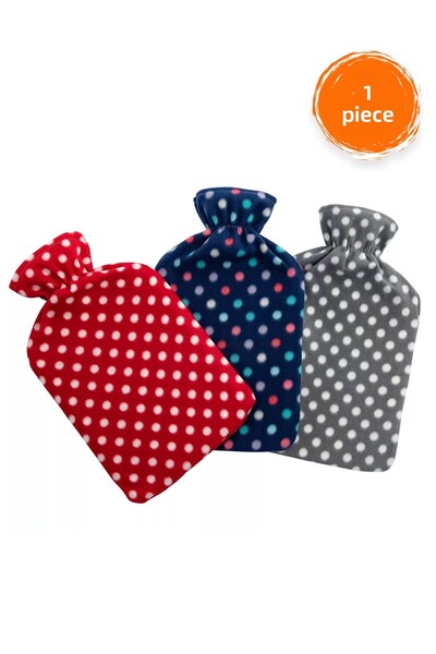 Factorial Hot Water Bag with Fleece Cover 1Pc Washable Throat Neck Head Warme...