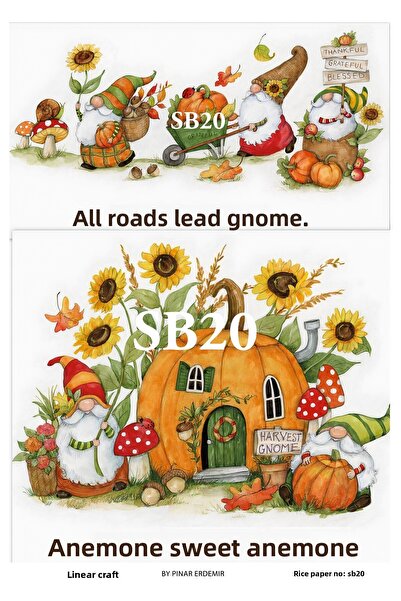 LİNEART Lineart Brass Decopage Paper 29X42 No:Sb20