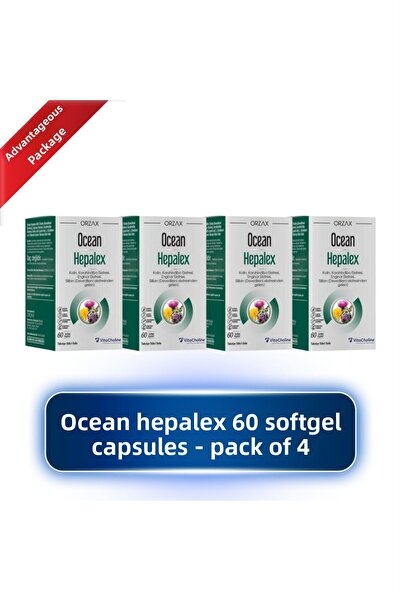 Orzax Ocean Hepalex 60 Softgel Capsules 4 Pieces