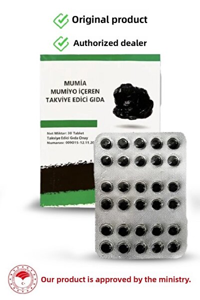 MUMİA MUMİYO İÇEREN TAKVİYE EDİCİ GIDA 30 قرص