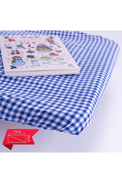 Bimotif 1 bucăți de husă pentru scaun de școală elastică (este din bumbac) 110x40 cm / Albastru