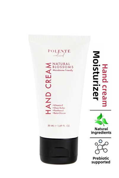 Polente Natural كريم مرطب لليدين يدعم البريبيوتيك - 50 مل