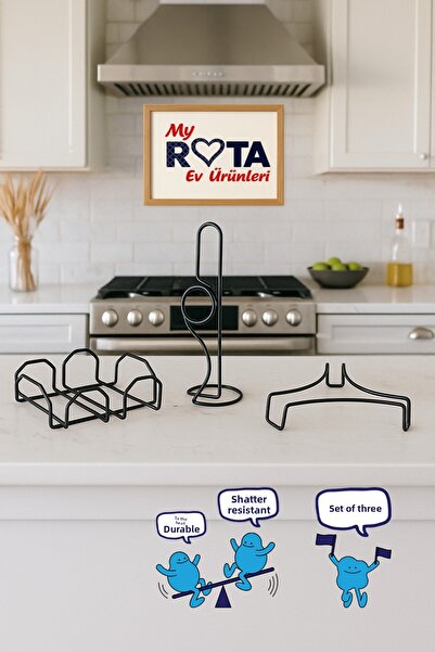 MY ROTA EV ÜRÜNLERİ Service Presentation Set, Route Paper Towel Holder, Squar...