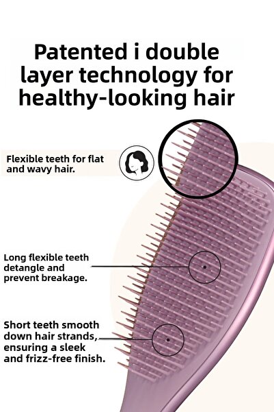 Tangle Teezer The Ultimate Detangler Chrome Mauve Copper Hair Brush