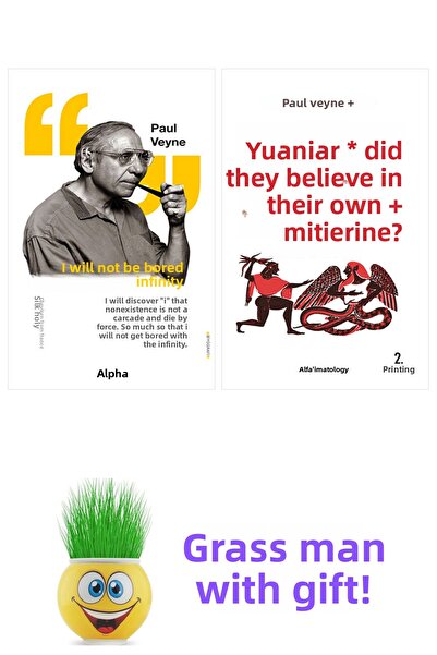 Alfa Yayınları Paul Veyne 2 Kitap Seti + Çim Adam Hediye