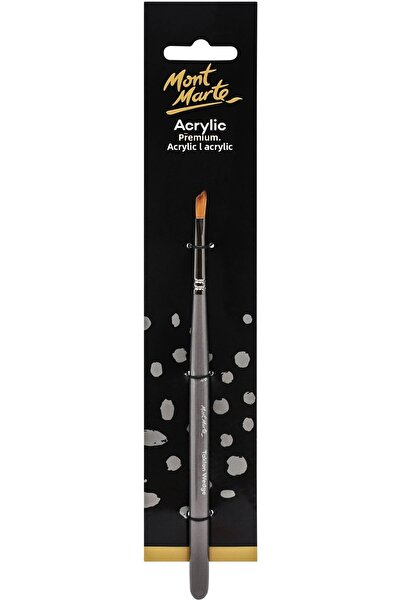 Mont Marte فرشاة أكريليك من إم إم آرتست، فرشاة تاكلون فاخرة، مقاس 1/8