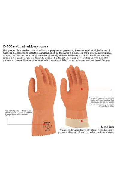 Starline Natural Rubber Medical Waste Glove E-530 X Large Size