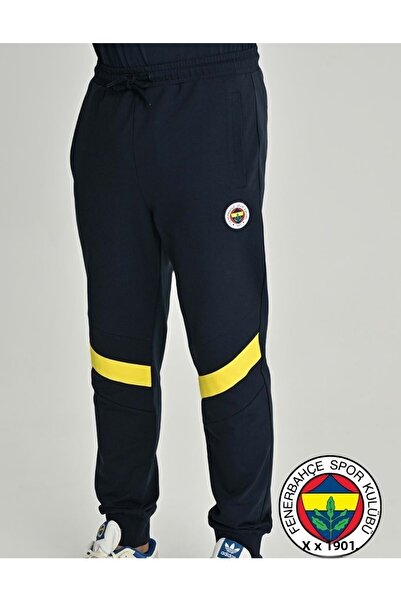 Fenerbahçe S.K. 25/26 Season Stand 6 Color Logo Men's Sweatpants Dark Blue