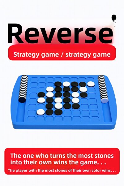 TOHA Reversi Strategy Game | Intelligence and Logic Developing Family Game | 5+ Years Old
