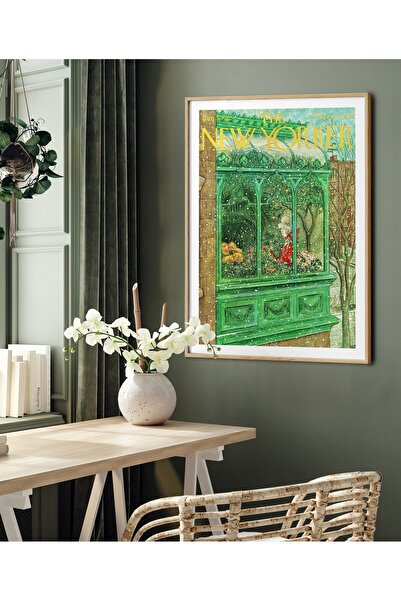 HOMEPACK Pictură în serie New Yorker cu un singur cadru Pictură poster de art...