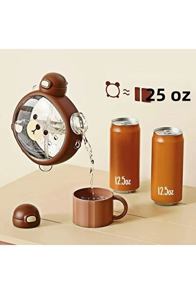 HarmonyAura Teddy Bear Water Bottle