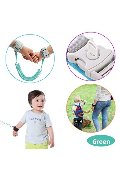 Evokids Επιπλέον κλειδωμένο βραχιόλι ασφαλείας - (Με ατσάλινο άκρο) - Πράσινο