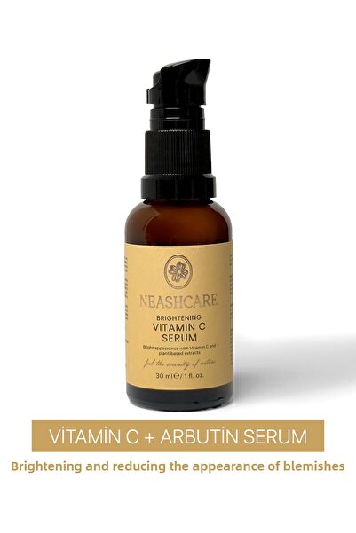 neashcare Vitamin C and Arbutin Serum - Brightening and Blemish Reducing, 30 ml