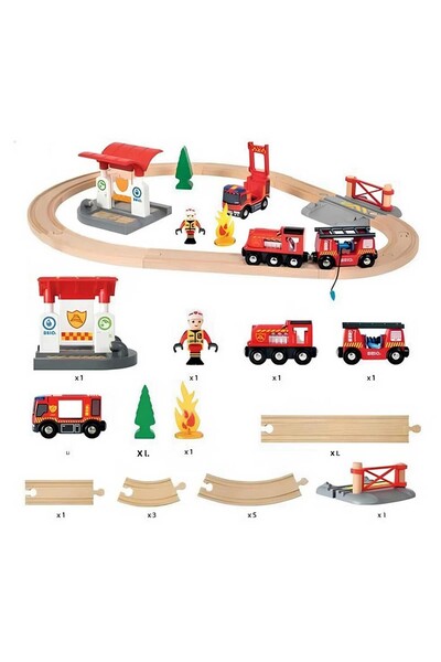 TOYFEST Brio Firefighter Set 33815
