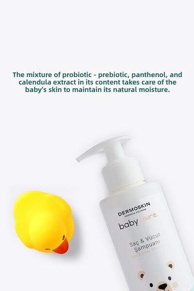 Dermoskin Herbal Baby Hair and Body Shampoo |   Probiotic Protection System 230 ml