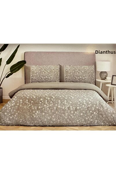 Özdilek Nev Single Duvet Cover Set Dianthus Gray (Y)