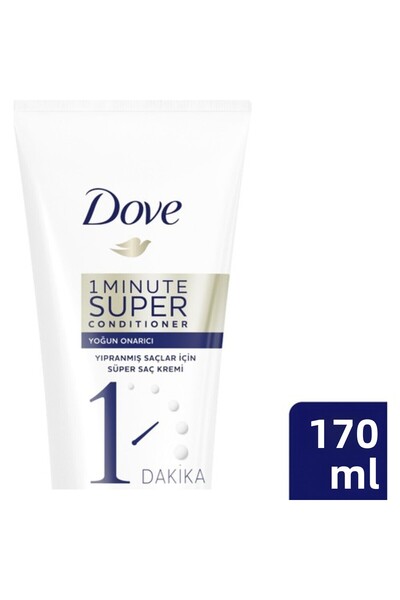 Dove كريم العناية بالشعر سوبر إنتينس ريبير في دقيقة واحدة 170 مل