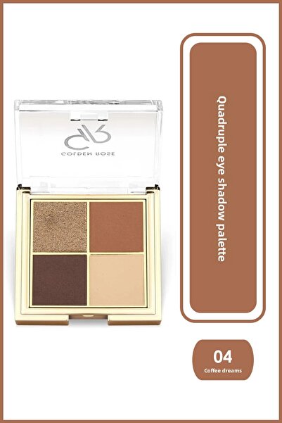 Golden Rose Quattro Eyeshadow Palette No:04 Coffee Dream