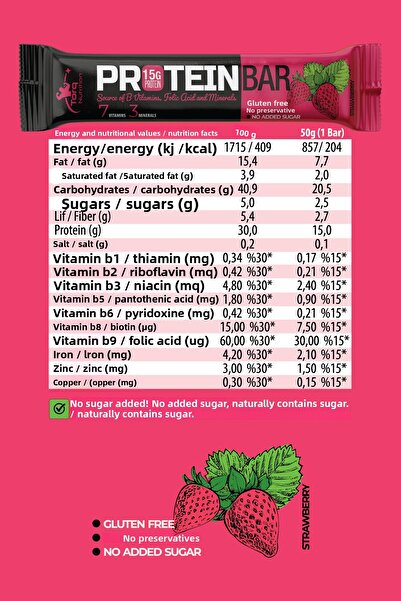 Torq Nutrition Protein Bar Trial Pack 50 Gr. X 3 Pieces