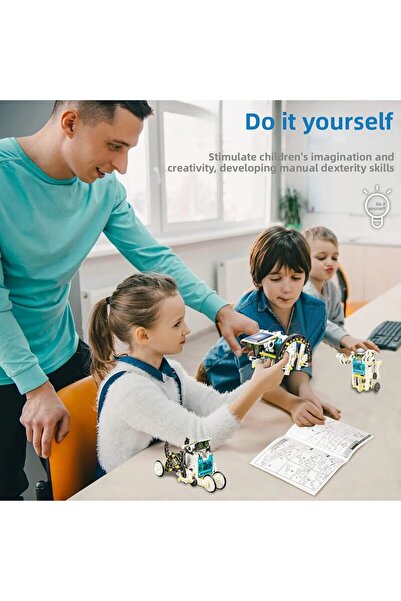 ZEN SPARK 13-in-1 Solar Powered Robot Toy, DIY Stem Building Kit Solar Energy for Kids Ages 8-13