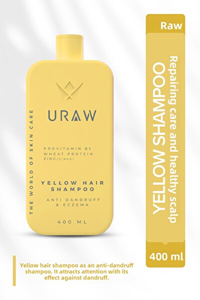 Uraw Yellow Shampoo (Repairing Care and Healthy Scalp) (400 ml)
