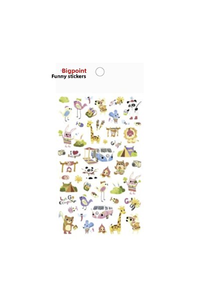 Bigpoint Autocolant Camping Friends x 15 bucăți