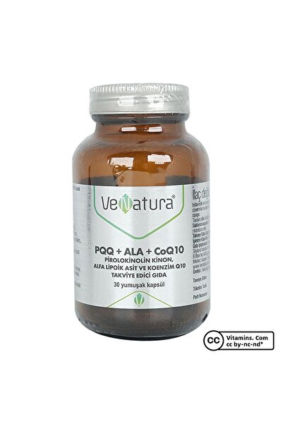 VeNatura Pqq+Ala+Coenzymeq10+Alpha Lipoic Acid 30 Capsules