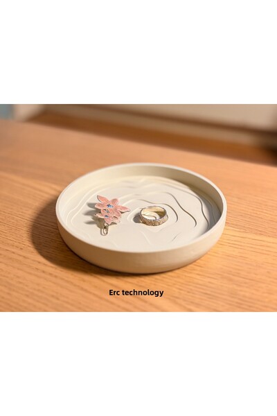 ERCTECH Tabletop Jewelry and Accessory Organizer – Minimalist Design, Ring an...