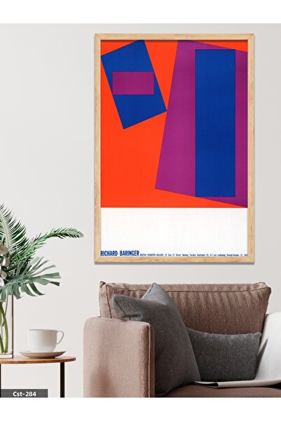 CeSht Richard Baringer Bertha Schaefer Gallery Pictură într-o singură bucată cu cadru din lemn