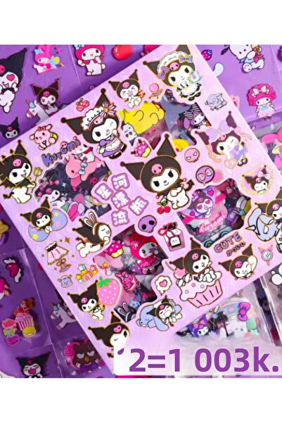 synshop Kuromi Cinnaorol My Melody 570 bucăți 100 de coli Set de autocolante ...